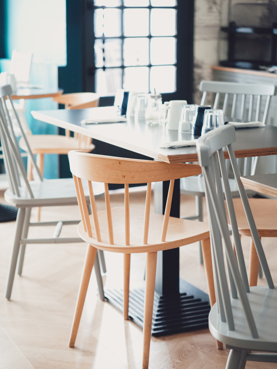 Espace petit-déjeuner de l'hôtel de la paix