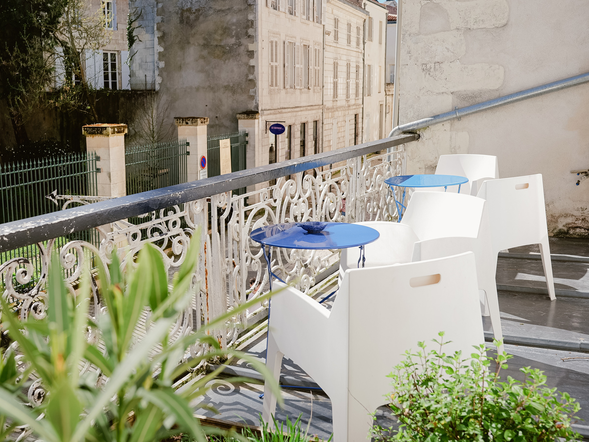 Balcon chambre double romantique