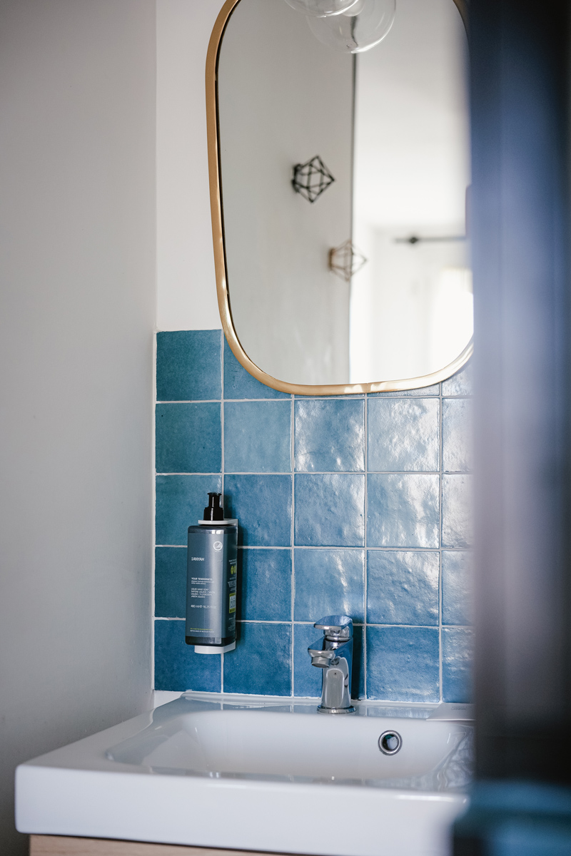 Salle de bain moderne zellige